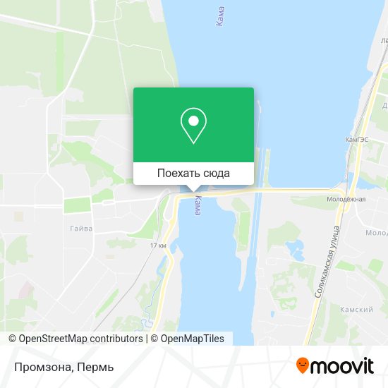 Карта Промзона