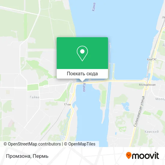 Карта Промзона
