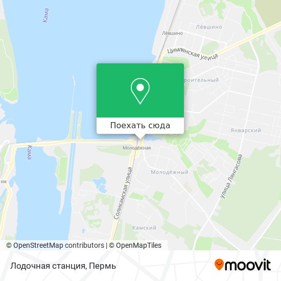 Карта Лодочная станция