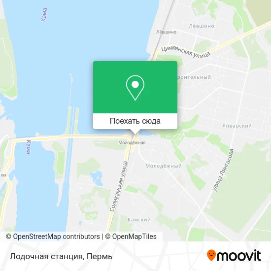 Карта Лодочная станция