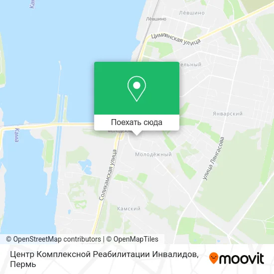 Карта Центр Комплексной Реабилитации Инвалидов