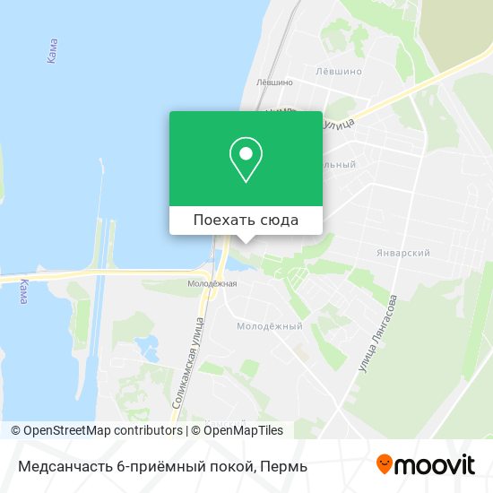Карта Медсанчасть 6-приёмный покой