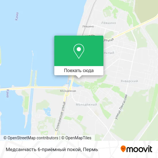 Карта Медсанчасть 6-приёмный покой