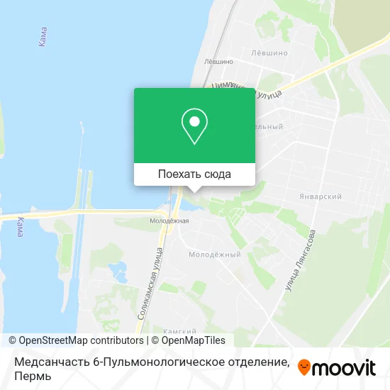Карта Медсанчасть 6-Пульмонологическое отделение