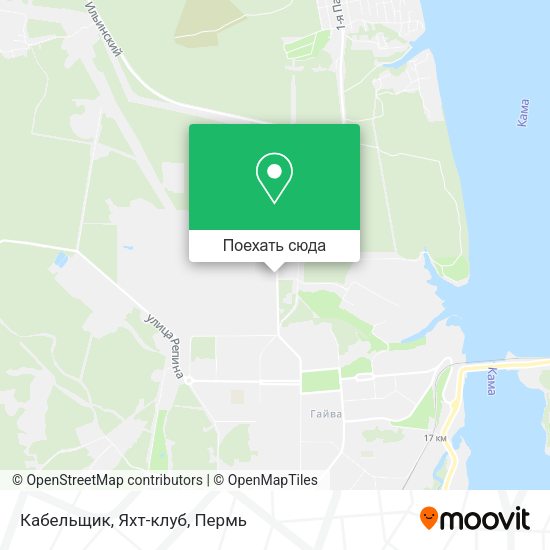 Карта Кабельщик, Яхт-клуб