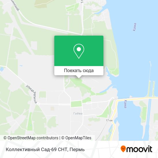 Карта Коллективный Сад-69 СНТ