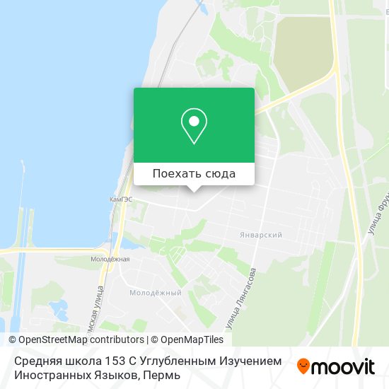 Карта Средняя школа 153 С Углубленным Изучением Иностранных Языков