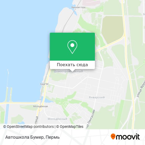 Карта Автошкола Бумер