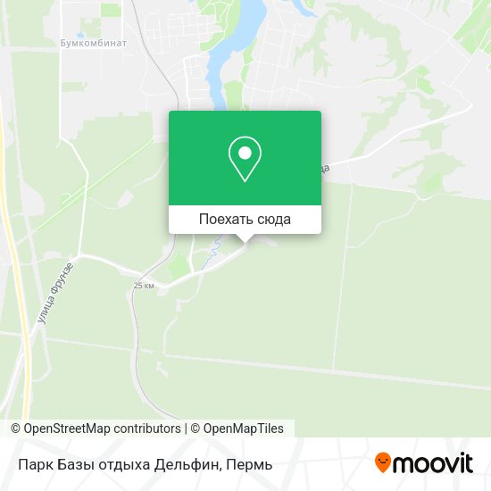 Карта Парк Базы отдыха Дельфин