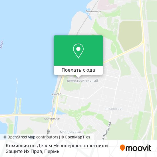 Карта Комиссия по Делам Несовершеннолетних и Защите Их Прав