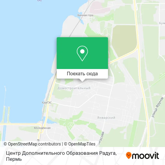 Карта Центр Дополнительного Образования Радуга