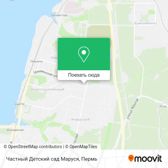 Карта Частный Детский сад Маруся