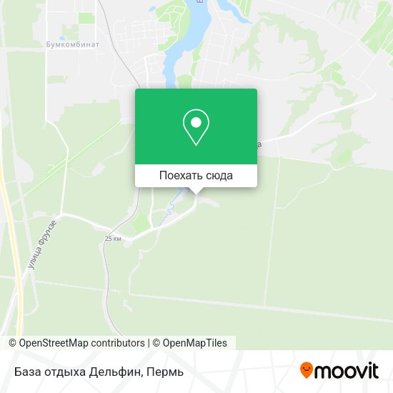 Карта База отдыха Дельфин