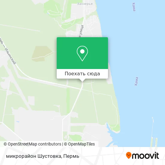 Карта микрорайон Шустовка