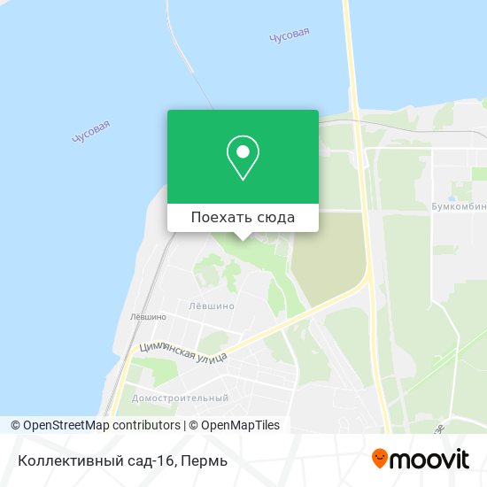 Карта Коллективный сад-16