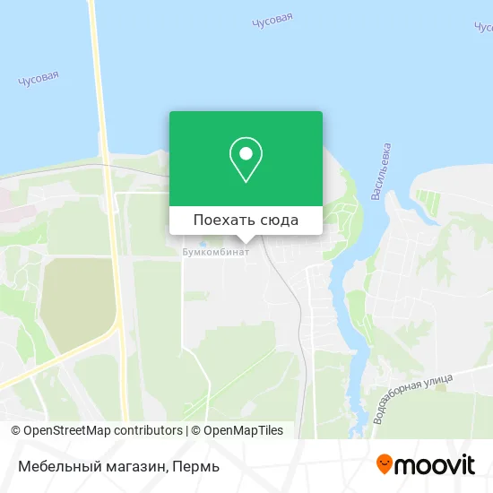 Карта Мебельный магазин