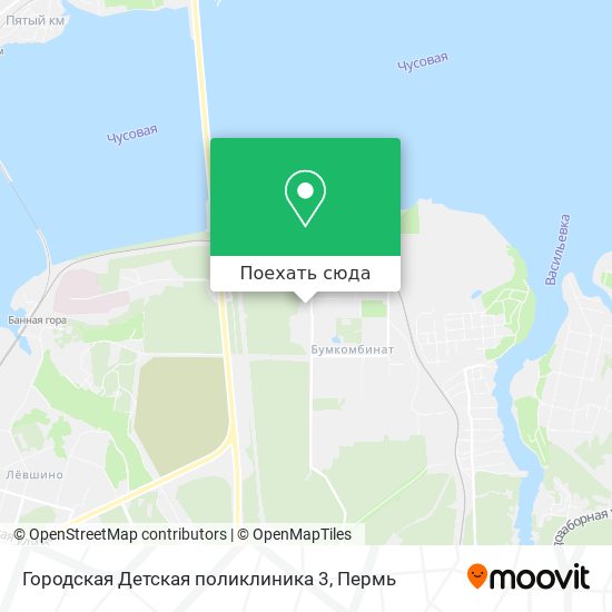 Карта Городская Детская поликлиника 3