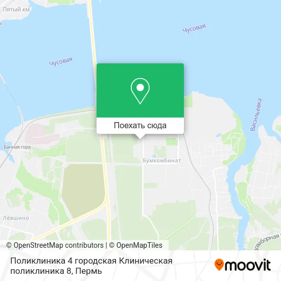 Карта Поликлиника 4 городская Клиническая поликлиника 8