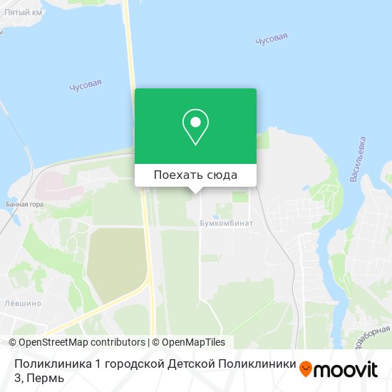 Карта Поликлиника 1 городской Детской Поликлиники 3
