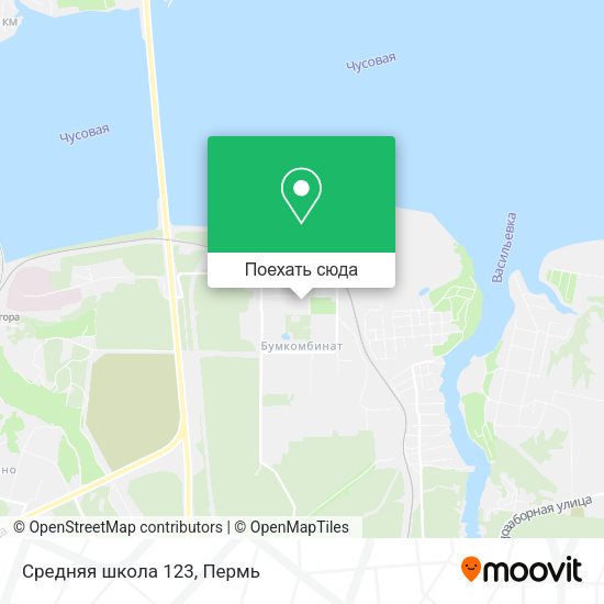 Карта Средняя школа 123