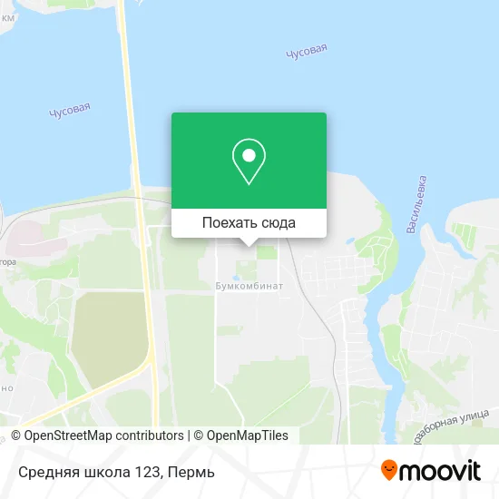 Карта Средняя школа 123
