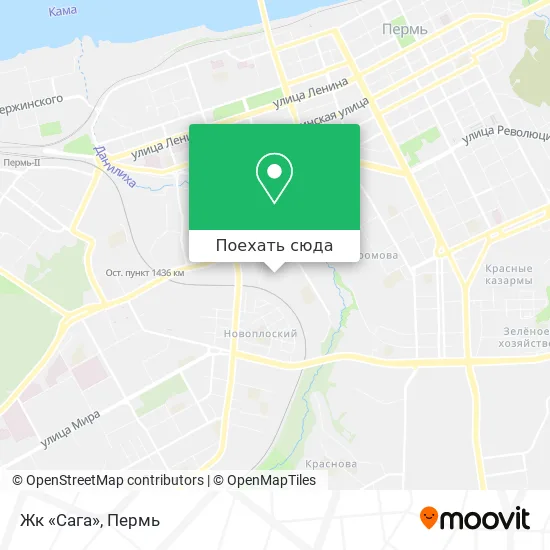 Карта Жк «Сага»