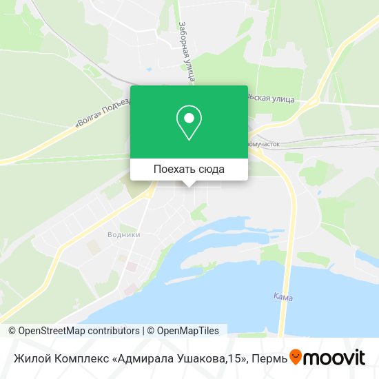 Карта Жилой Комплекс «Адмирала Ушакова,15»