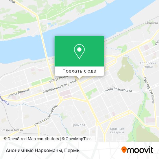 Карта Анонимные Наркоманы