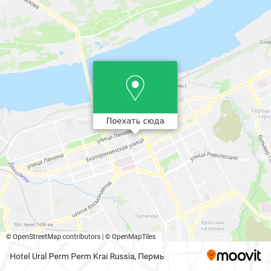 Карта Hotel Ural Perm Perm Krai Russia