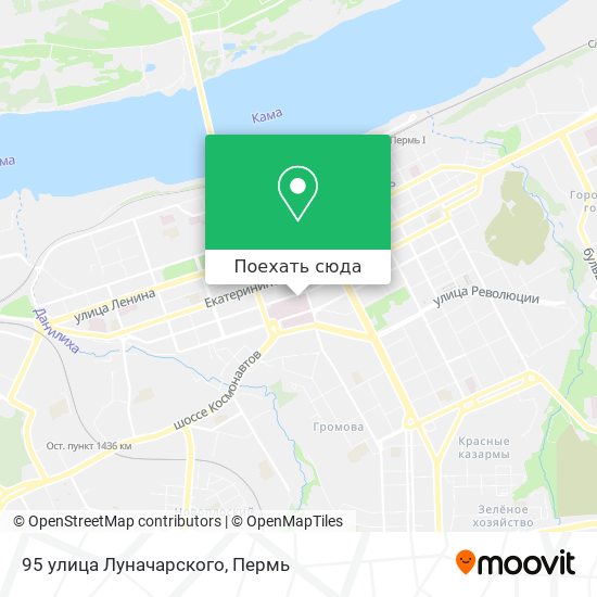 Карта 95 улица Луначарского