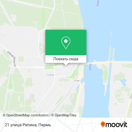 Карта 21 улица Репина