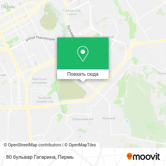 Карта 80 бульвар Гагарина