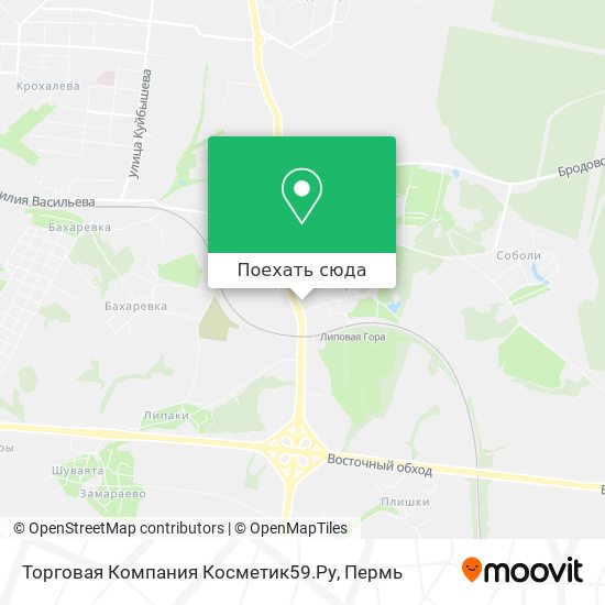 Карта Торговая Компания Косметик59.Ру