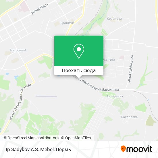 Карта Ip Sadykov A.S. Mebel
