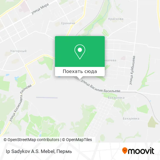 Карта Ip Sadykov A.S. Mebel