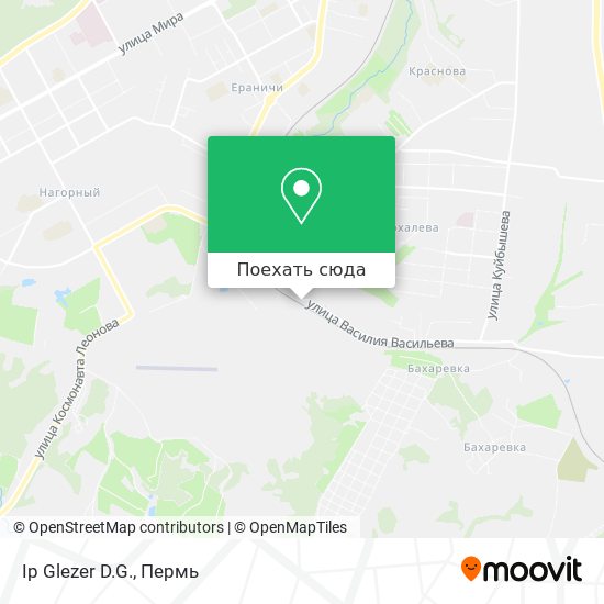 Карта Ip Glezer D.G.