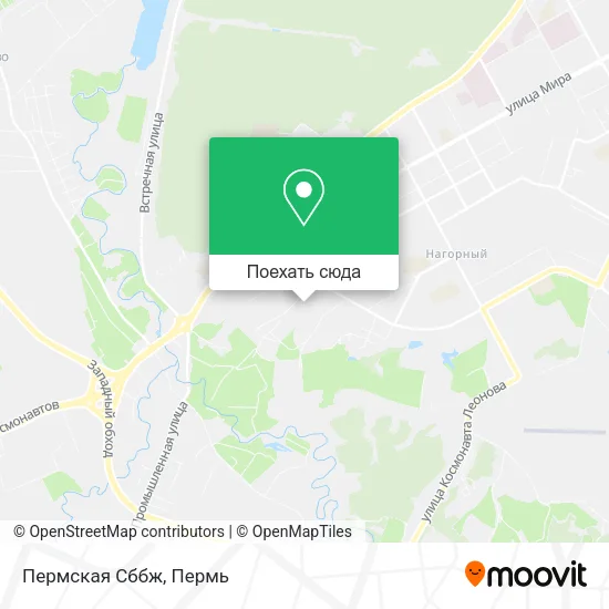 Карта Пермская Сббж