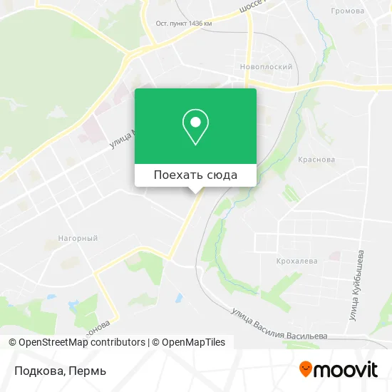 Карта Подкова