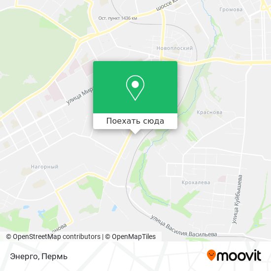 Карта Энерго