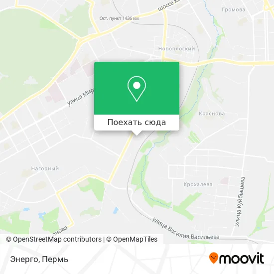 Карта Энерго