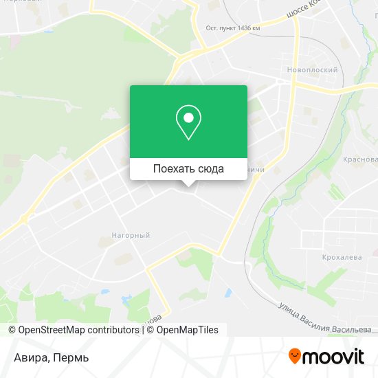 Карта Авира