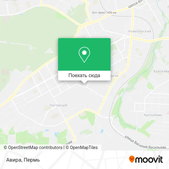 Карта Авира