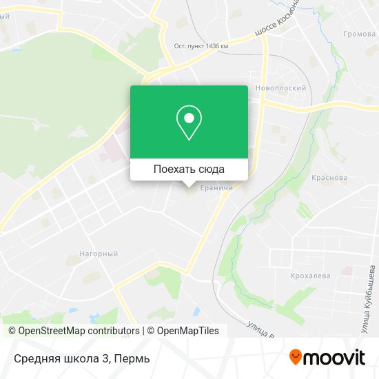 Карта Средняя школа 3