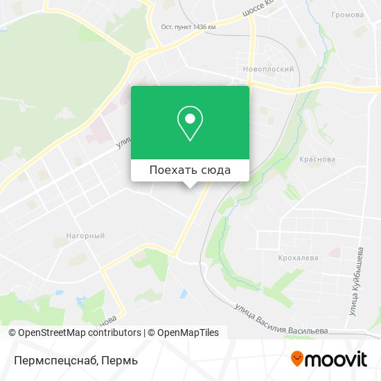 Карта Пермспецснаб