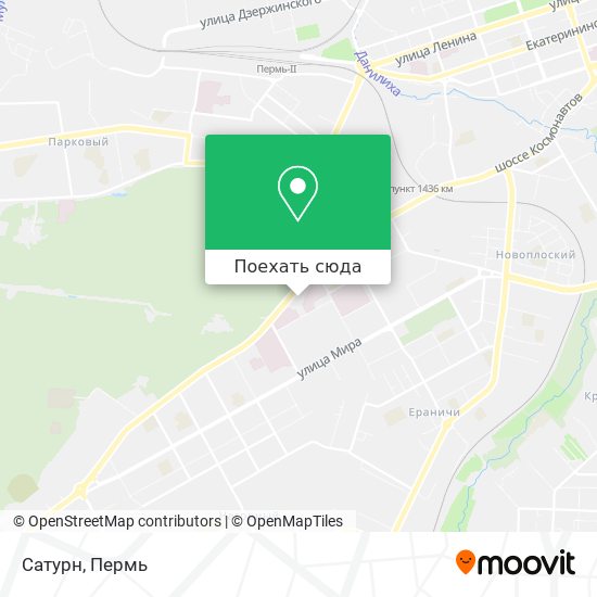 Карта Сатурн