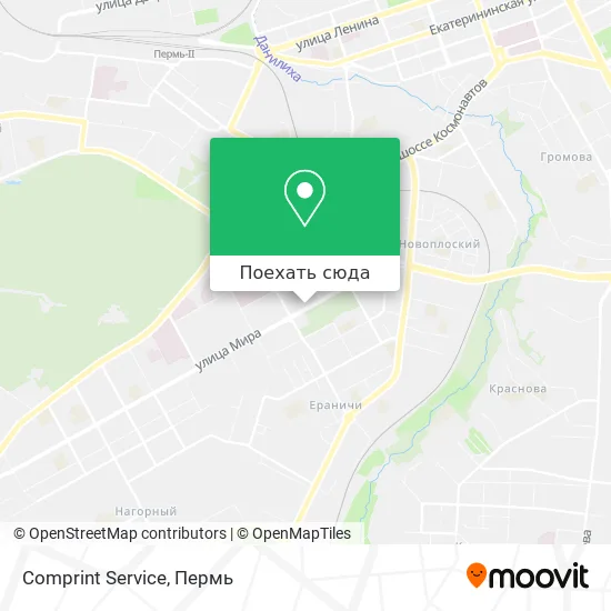 Карта Comprint Service