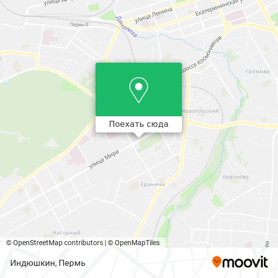 Карта Индюшкин
