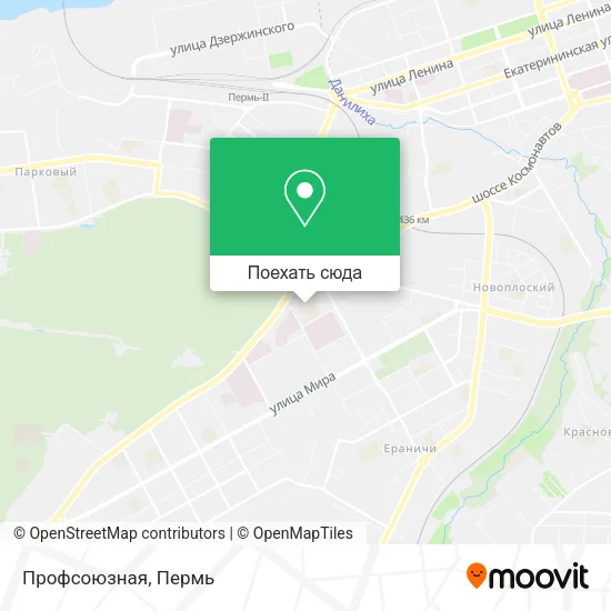 Карта Профсоюзная