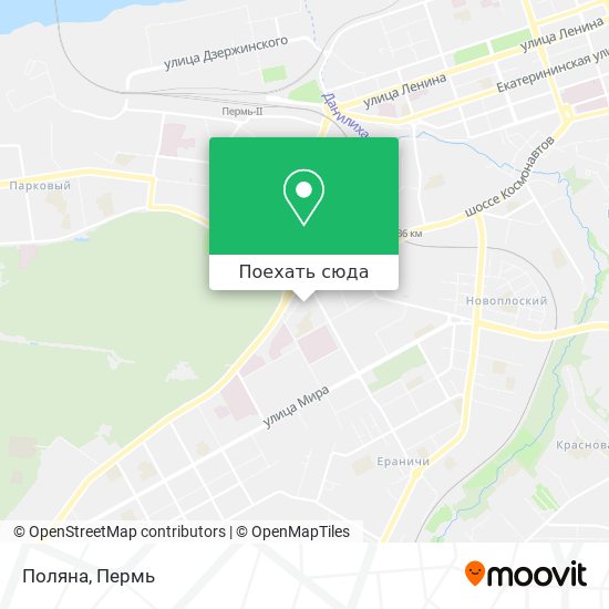 Карта Поляна