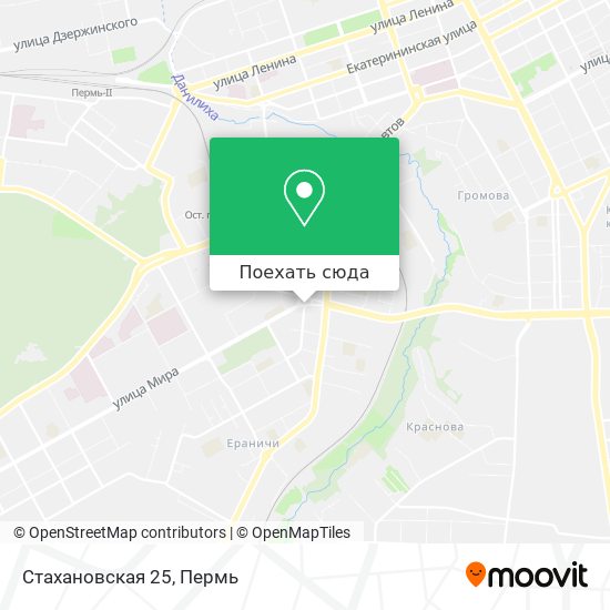 Карта Стахановская 25
